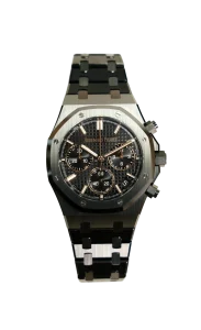 2025 AUDEMARS PIGUET 41MM ROYAL OAK BLACK CERAMICS CHRONOGRAPH 26240CE