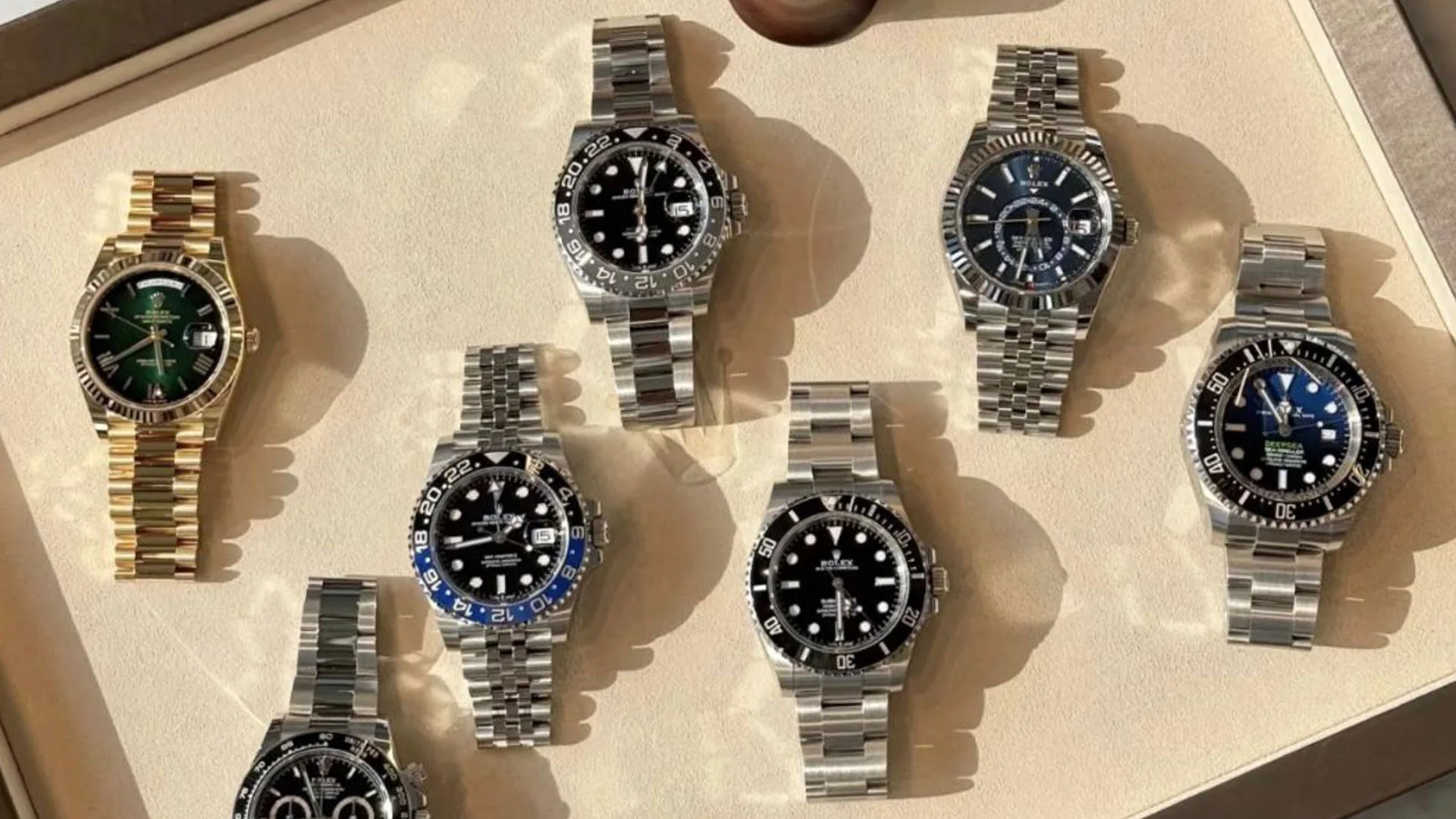 Collection of Rolex watches